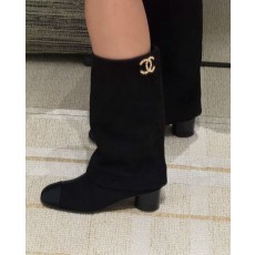 샤넬 스웨이드 부츠